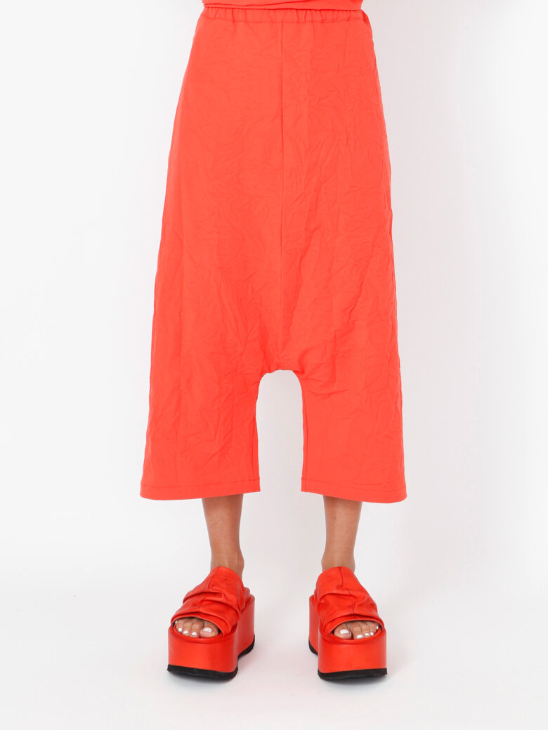 Sort Aarhus - Baggy bukser med lommer og elastik