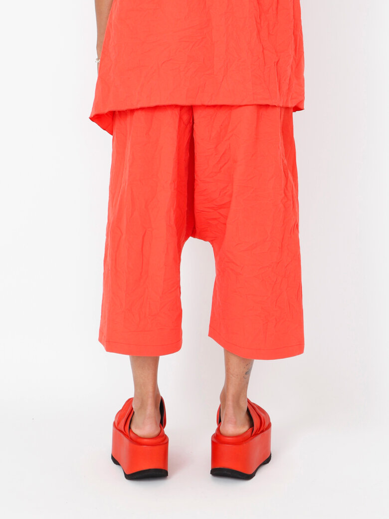 Sort Aarhus - Baggy bukser med lommer og elastik