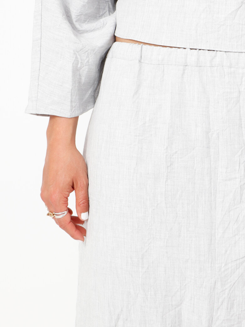 Sort Aarhus - Baggy pants with pockets and elastic waistband