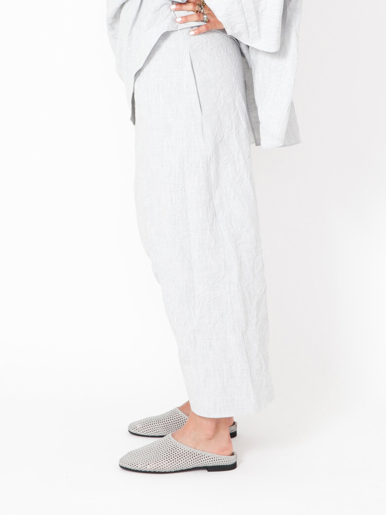 Sort Aarhus - Baggy pants with pockets and elastic waistband
