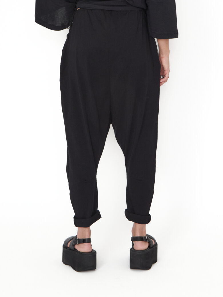 Sort Aarhus - Baggy pants in organic cotton