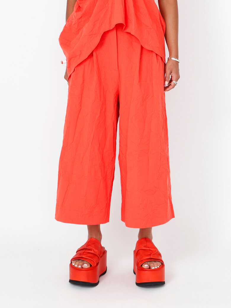 Sort Aarhus - Pants with wide legs