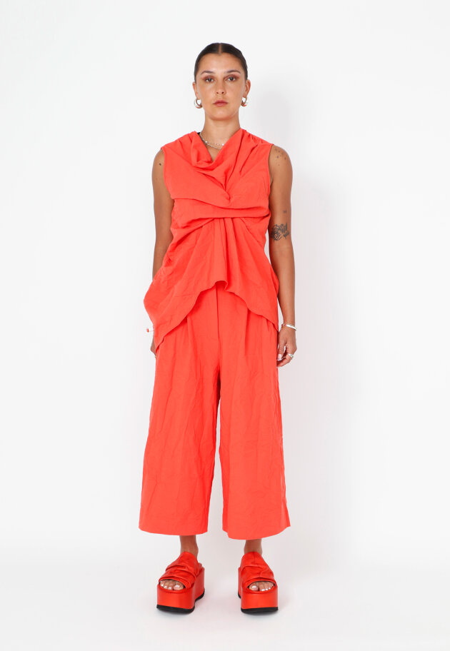 Sort Aarhus - Pants with wide legs