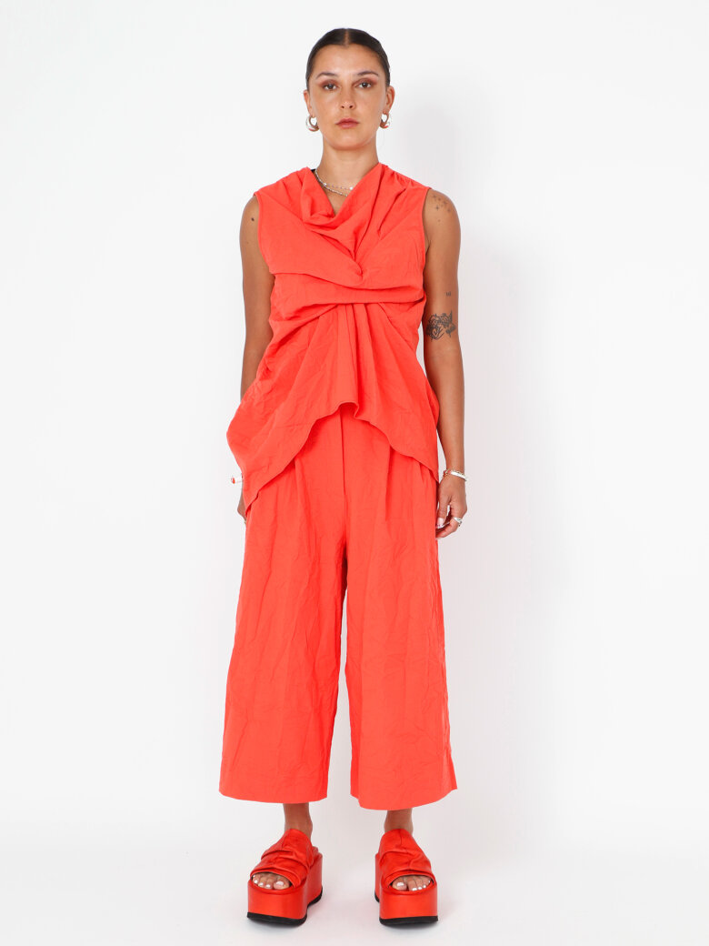 Sort Aarhus - Pants with wide legs