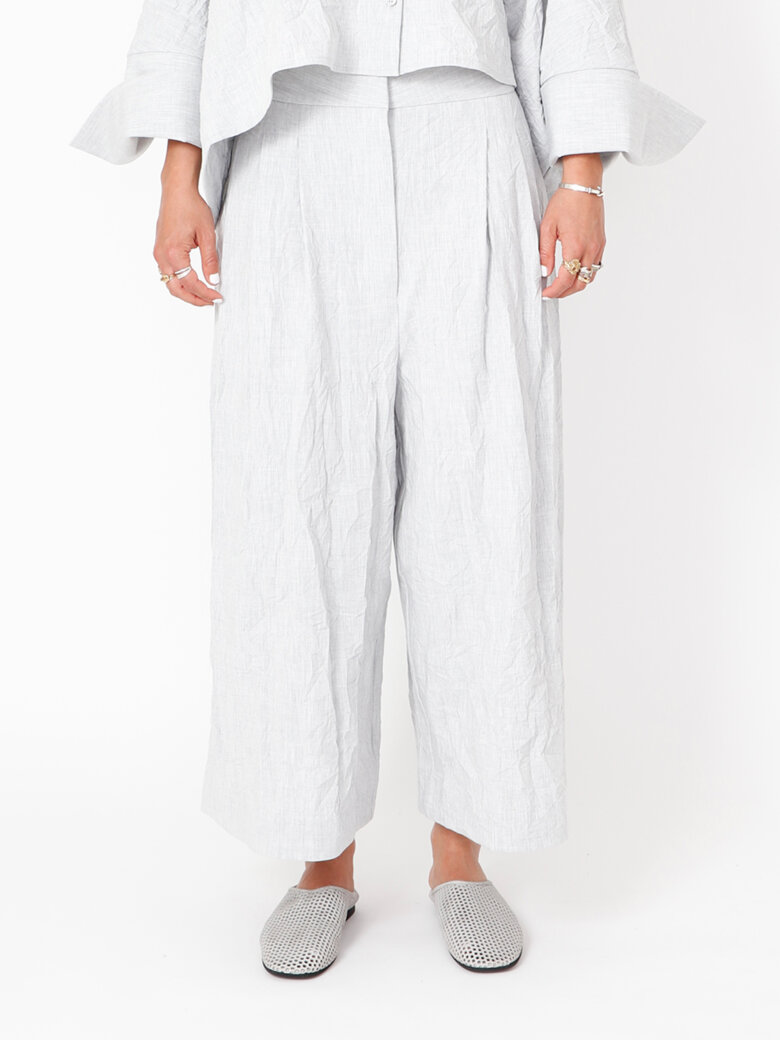 Sort Aarhus - Pants with wide legs