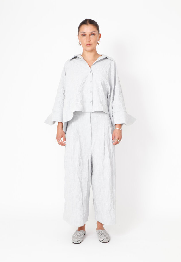 Sort Aarhus - Pants with wide legs