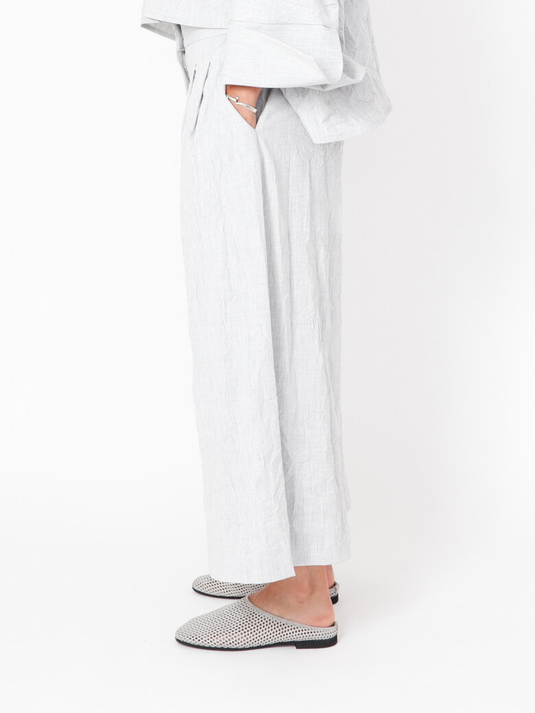 Sort Aarhus - Pants with wide legs