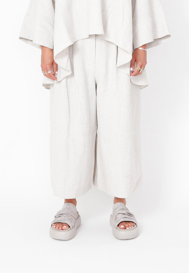 Sort Aarhus - Pants with wide legs