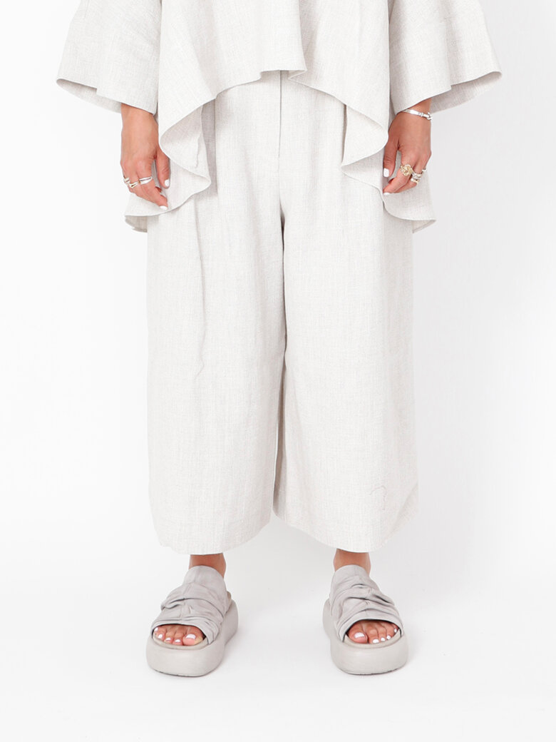 Sort Aarhus - Pants with wide legs