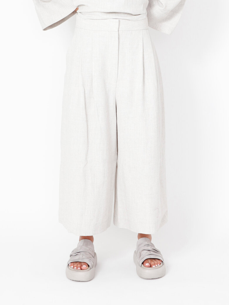 Sort Aarhus - Pants with wide legs