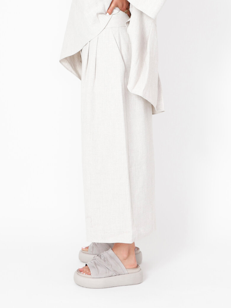 Sort Aarhus - Pants with wide legs