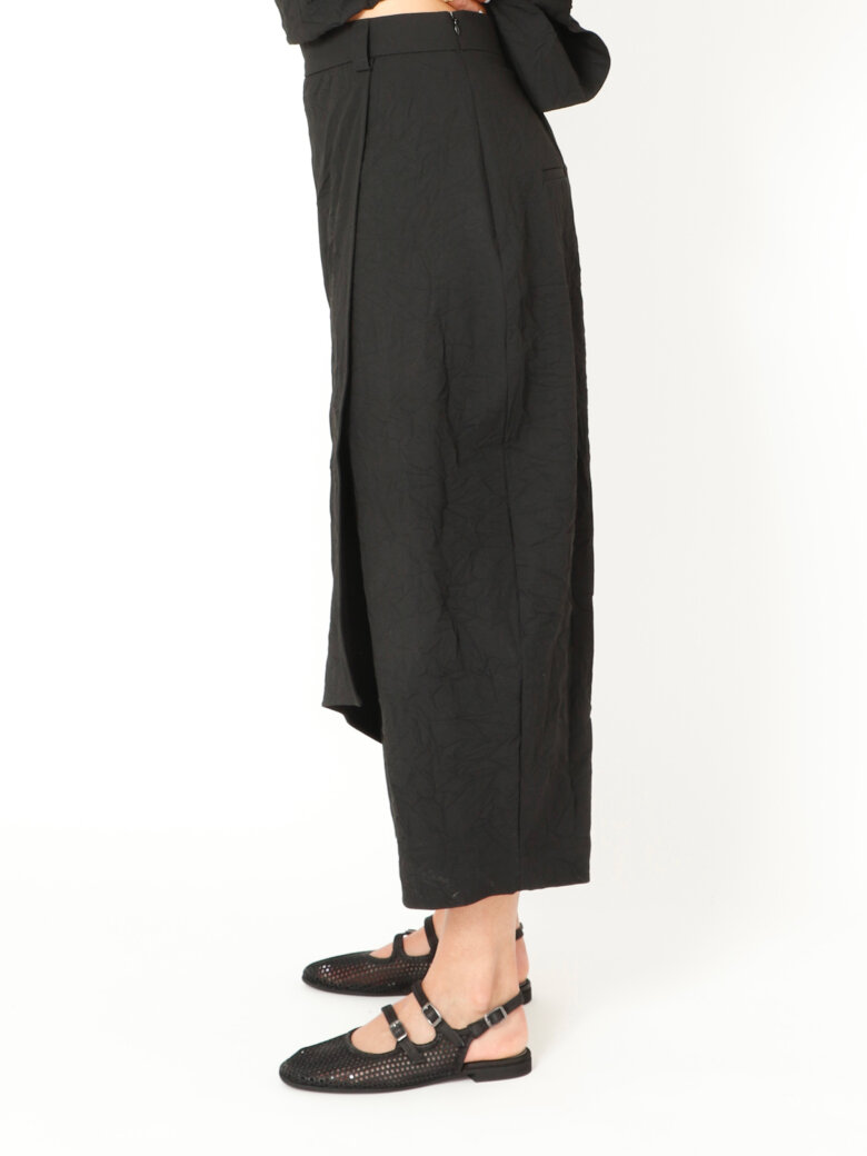 Sort Aarhus - Baggy skort with side zip