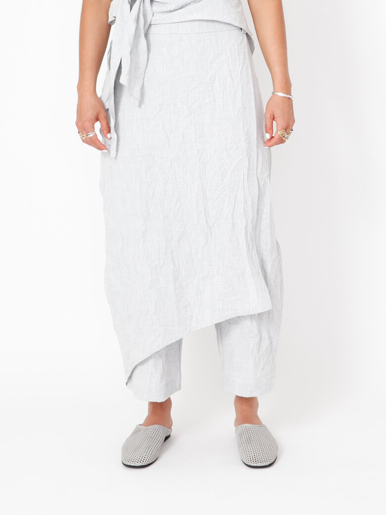 Sort Aarhus - Baggy skort with side zip