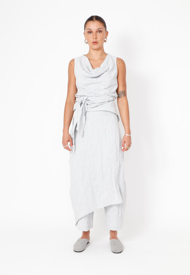 Sort Aarhus - Baggy skort with side zip