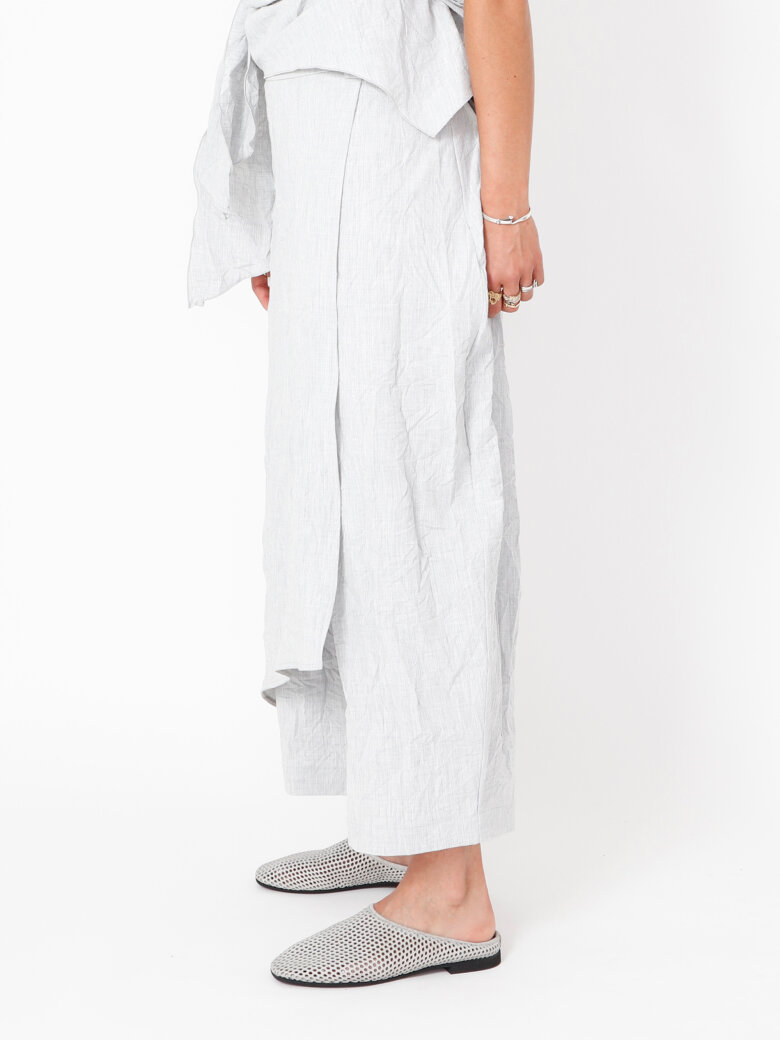 Sort Aarhus - Baggy skort with side zip