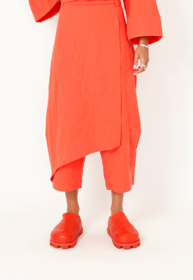 Sort Aarhus - Baggy skort with side zip