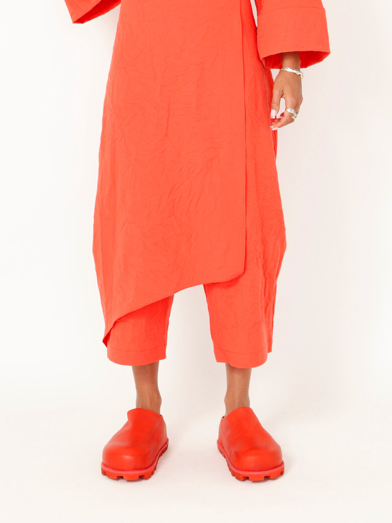 Sort Aarhus - Baggy skort with side zip