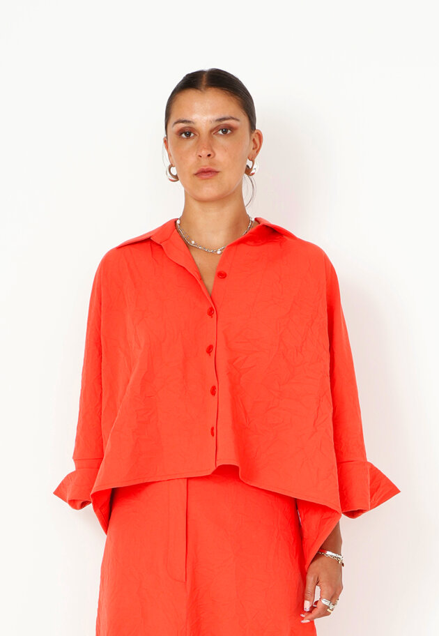 Sort Aarhus - Boxy shirt with buttons and pockets