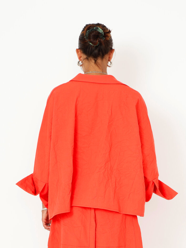 Sort Aarhus - Boxy shirt with buttons and pockets