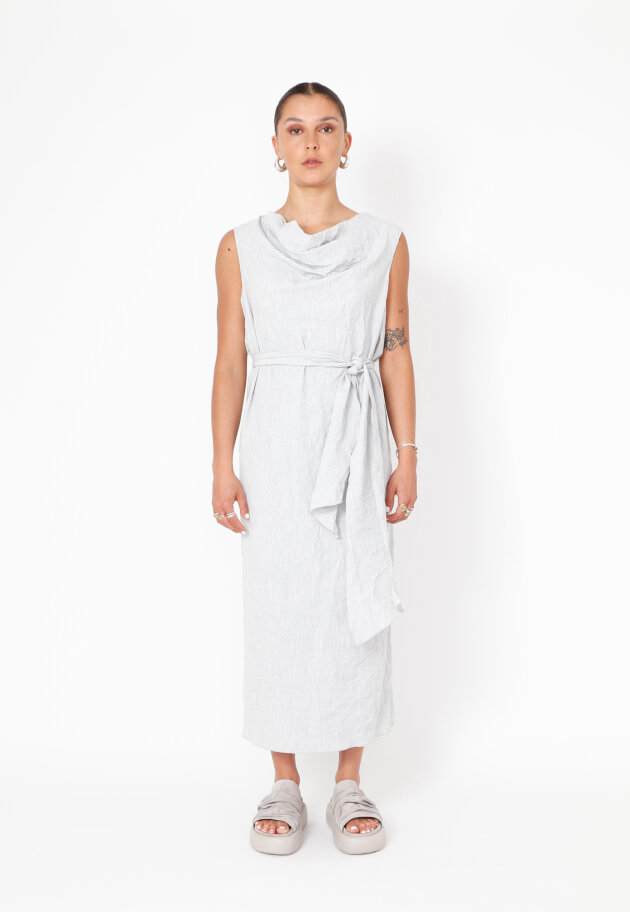 Sort Aarhus - Dress with waist tie Sort Aarhus - Dress with waist tie