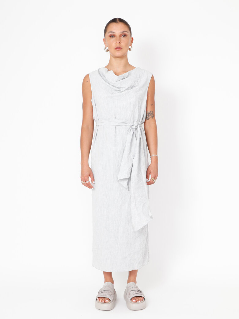 Sort Aarhus - Dress with waist tie