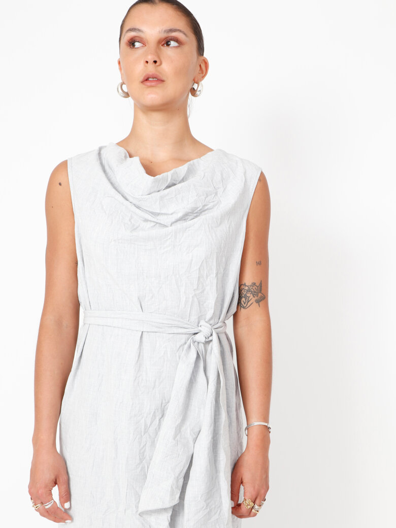Sort Aarhus - Dress with waist tie