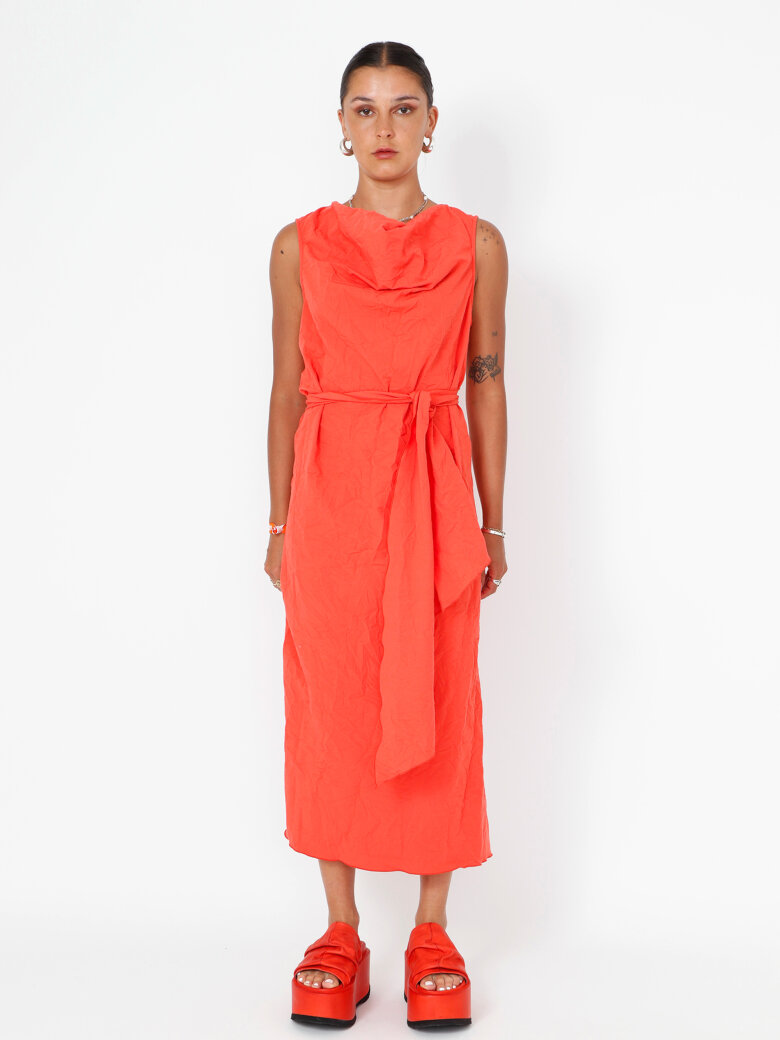 Sort Aarhus - Dress with waist tie