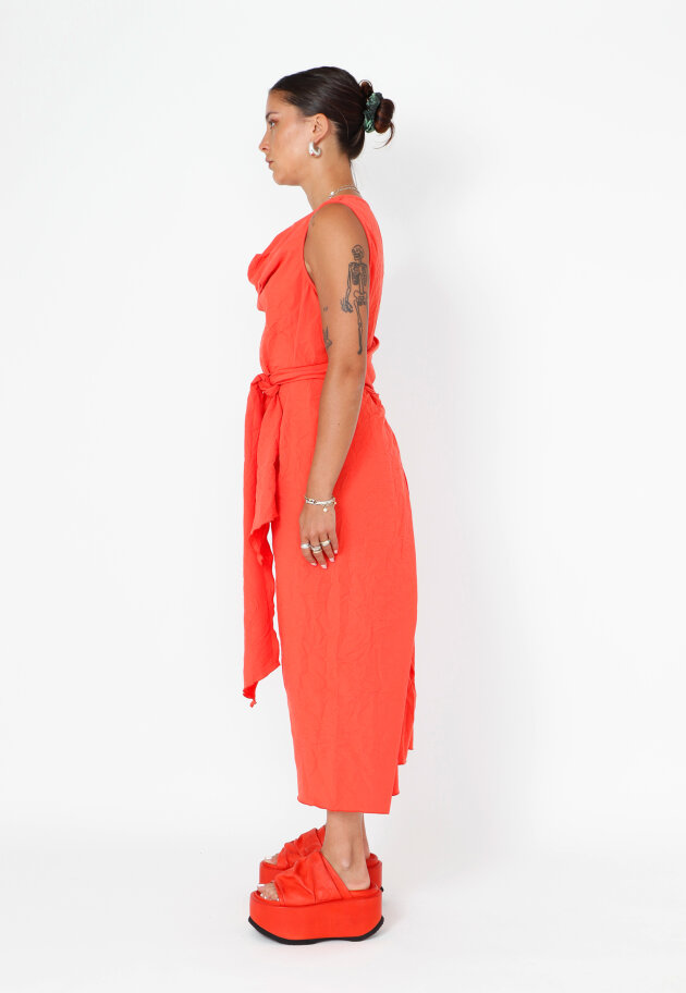Sort Aarhus - Dress with waist tie