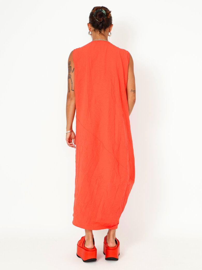 Sort Aarhus - Wrinkled long dress