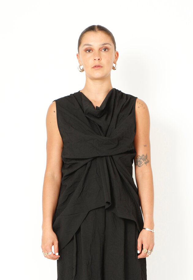 Sort Aarhus - Wrinked top