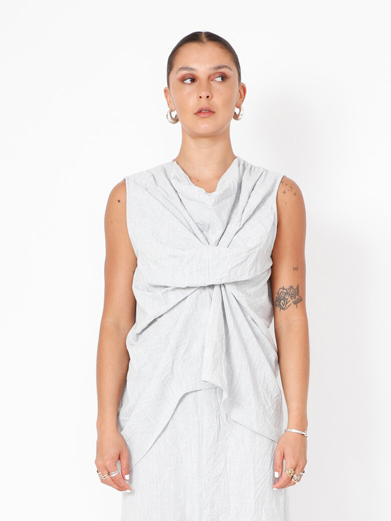 Sort Aarhus - Wrinked top