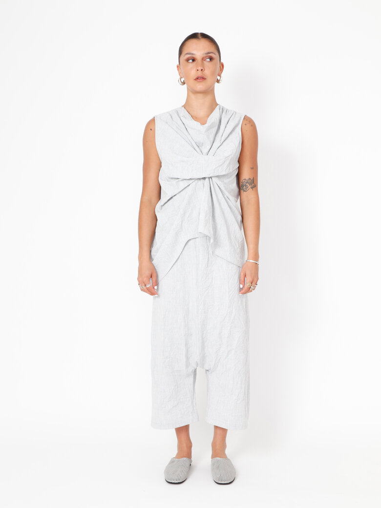 Sort Aarhus - Top med rynk