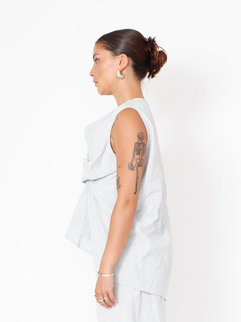 Sort Aarhus - Wrinked top