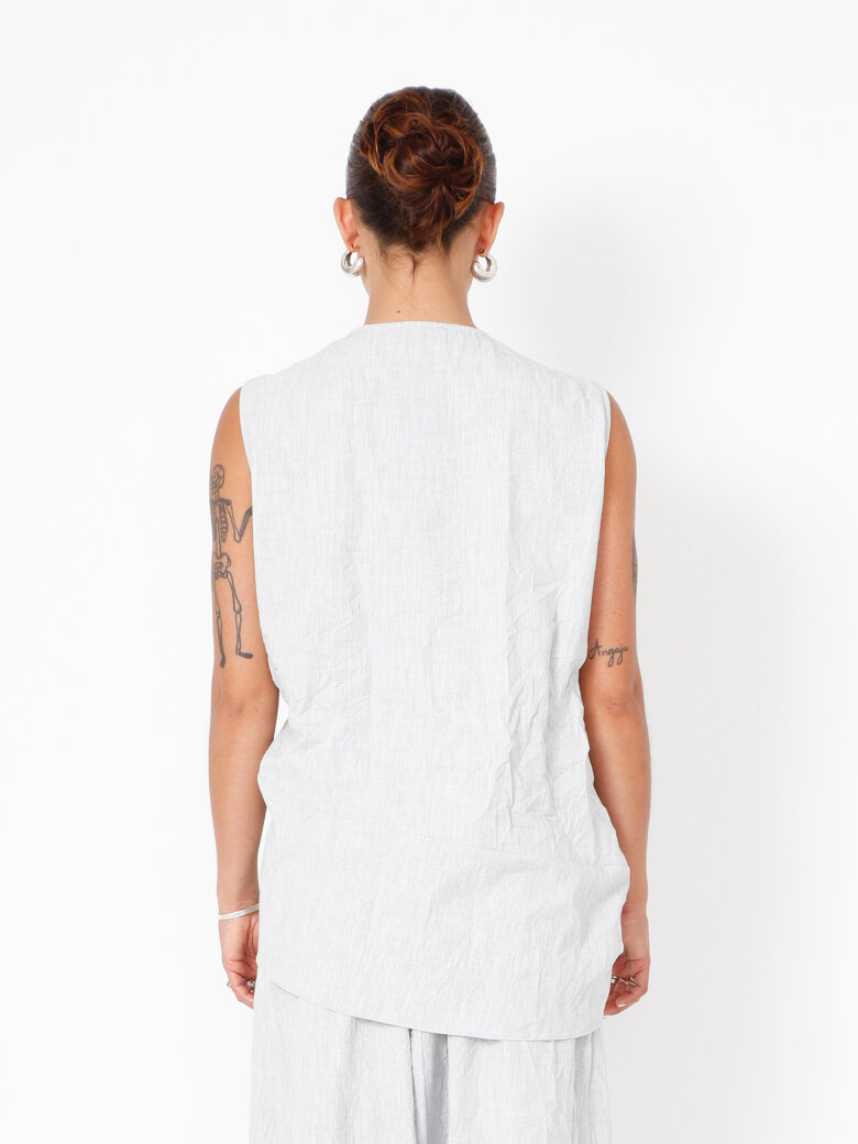 Sort Aarhus - Wrinked top