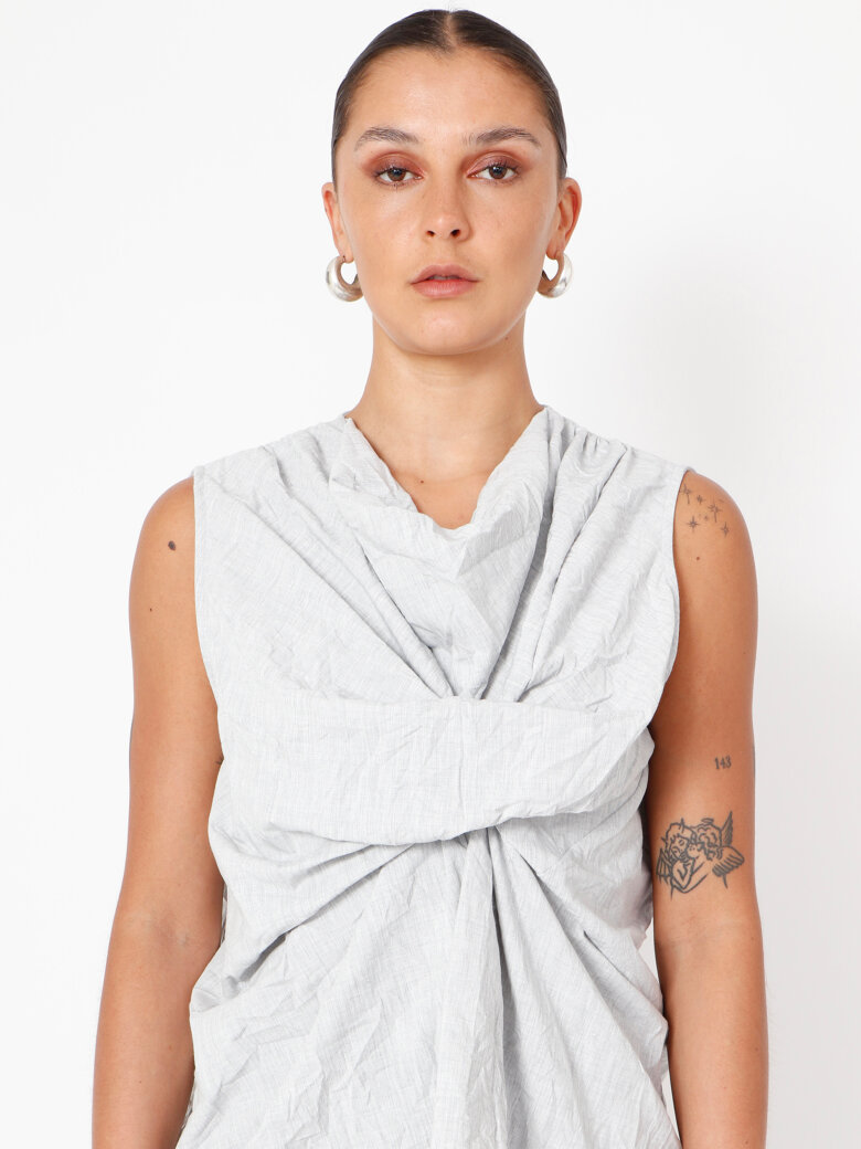 Sort Aarhus - Wrinked top