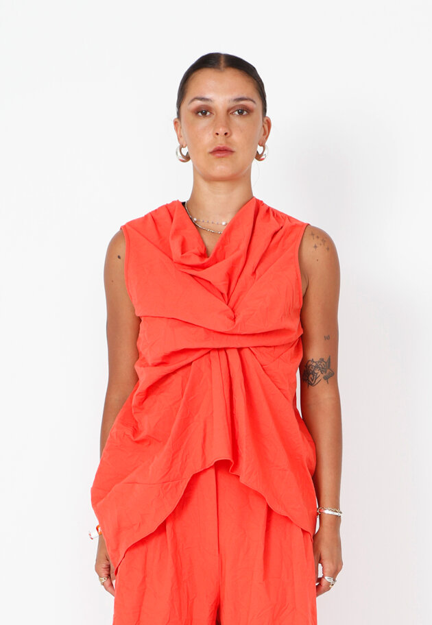 Sort Aarhus - Wrinked top