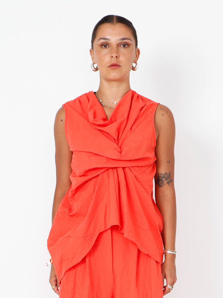 Sort Aarhus - Wrinked top