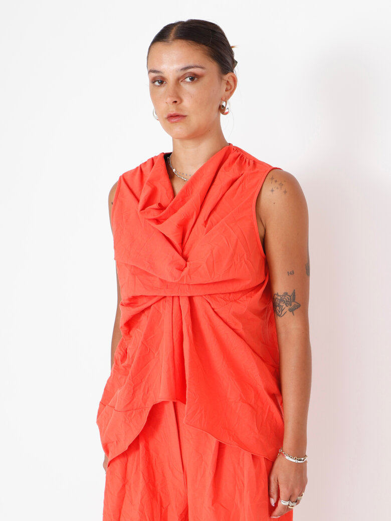 Sort Aarhus - Wrinked top