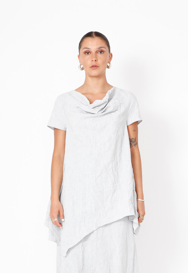 Sort Aarhus - Top with an asymmetrical cut