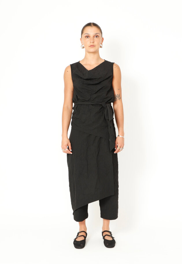 Sort Aarhus - Top with waist tie