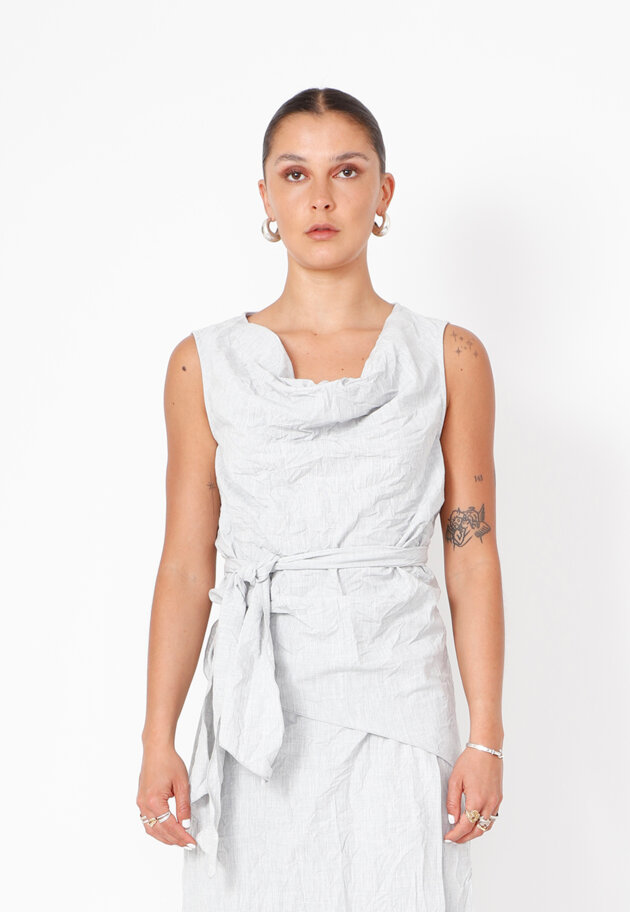 Sort Aarhus - Top with waist tie