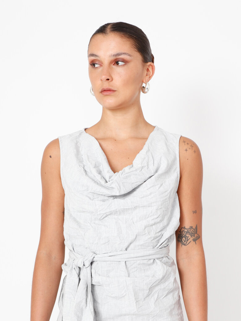 Sort Aarhus - Top with waist tie