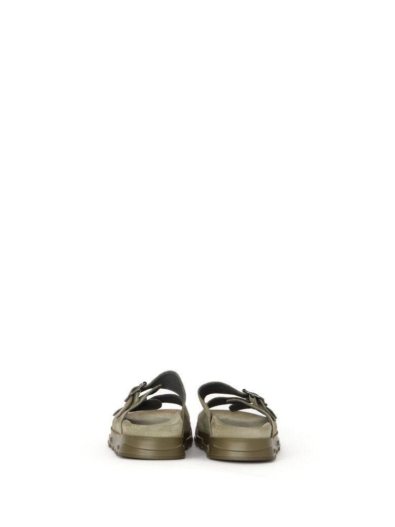 Lofina - Sandal with footbed sole and buckles