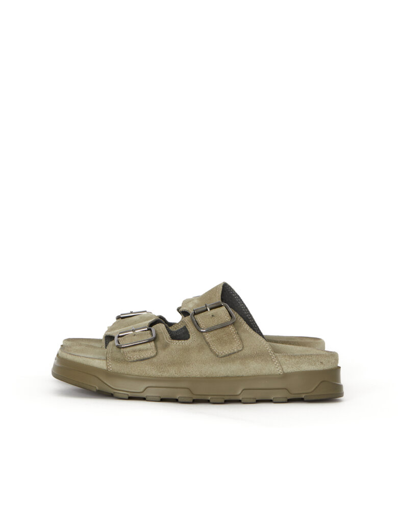 Lofina - Sandal with footbed sole and buckles