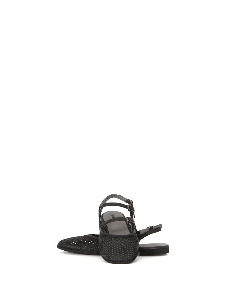 Sort Aarhus - Pre order! Feminine shoe with buckles