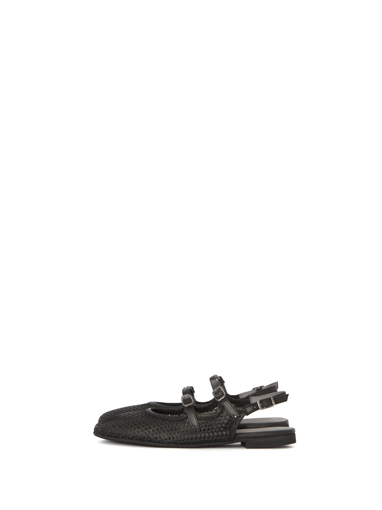 Sort Aarhus - Pre order! Feminine shoe with buckles