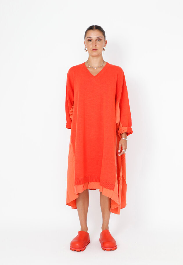 Sort Aarhus - Oversized knit dress