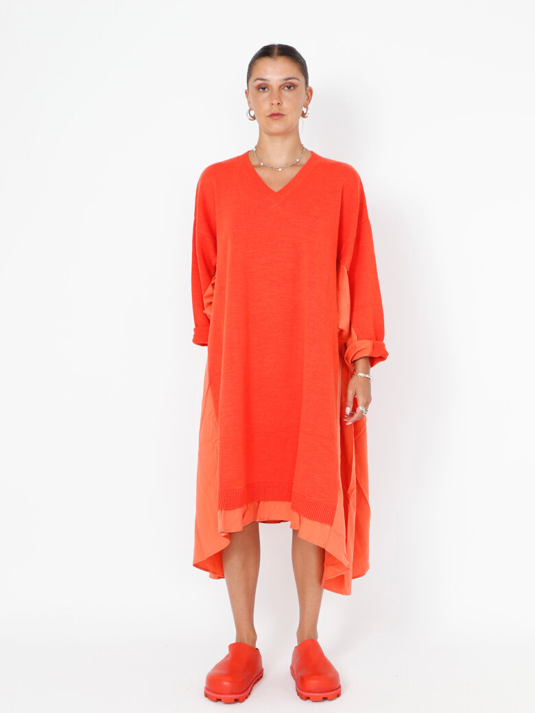 Sort Aarhus - Oversized strikkjole