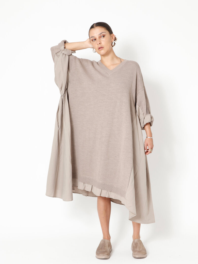 Sort Aarhus - Oversized strikkjole