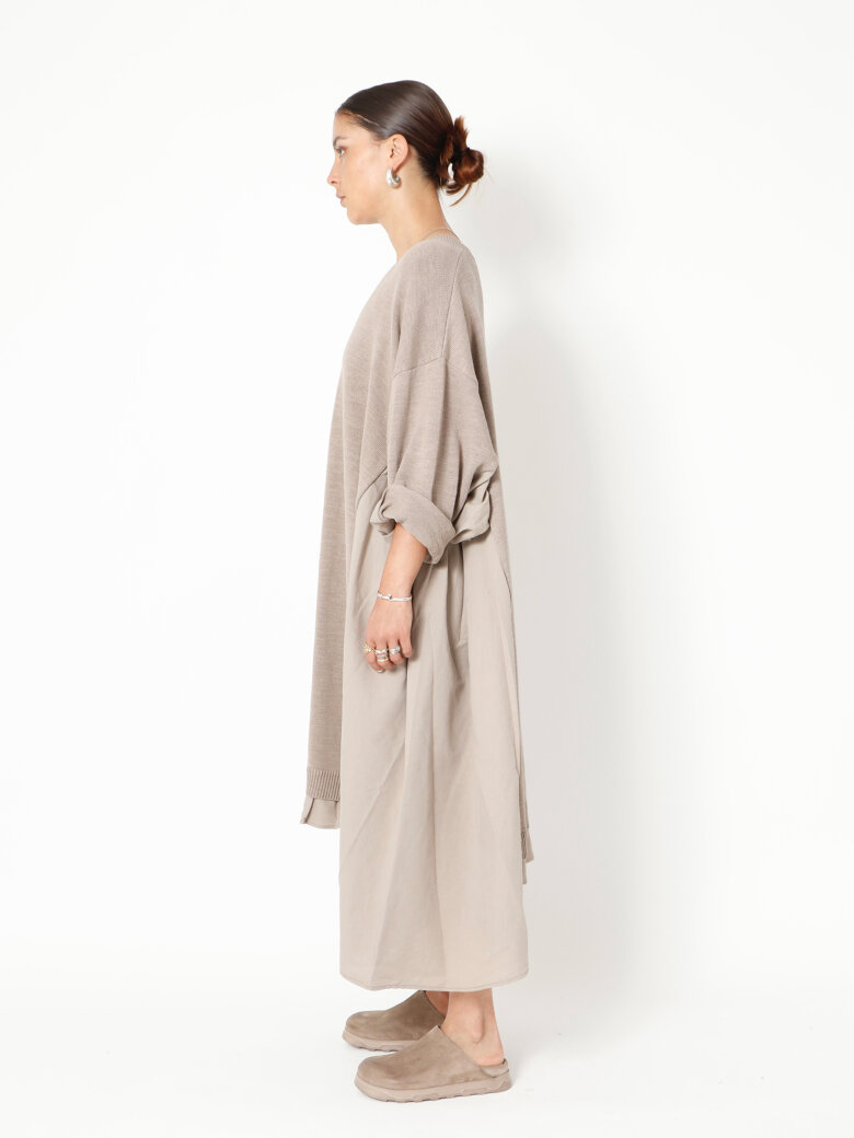 Sort Aarhus - Oversized strikkjole